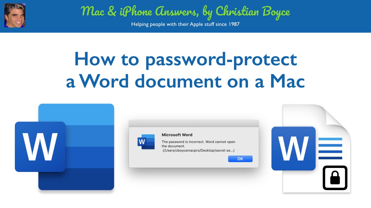 microsoft word for mac password protect